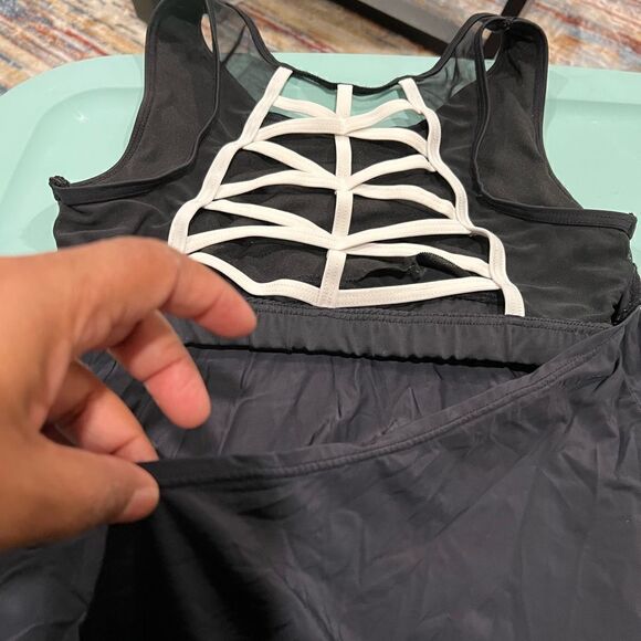 Balera sports bra open draped back dance top convention wear - Picture 5 of 5